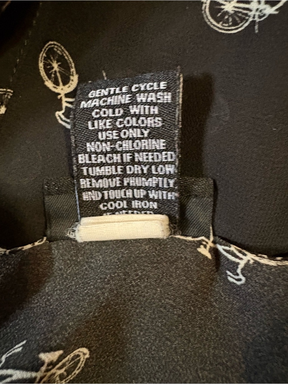 torrid Black Bicycle-Print Short Sleeve Blouse - Picture 5 of 5